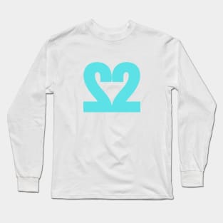 Mirrored Puzzle Design (2) Long Sleeve T-Shirt